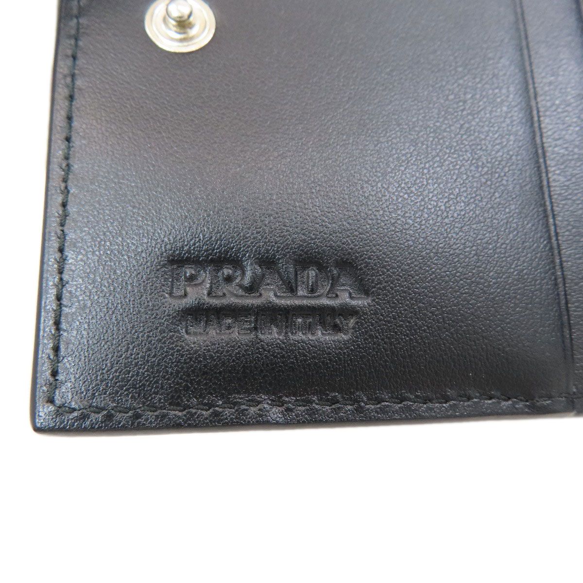 Prada Embossed Bi Foldwallet Leather Wallet — view 7