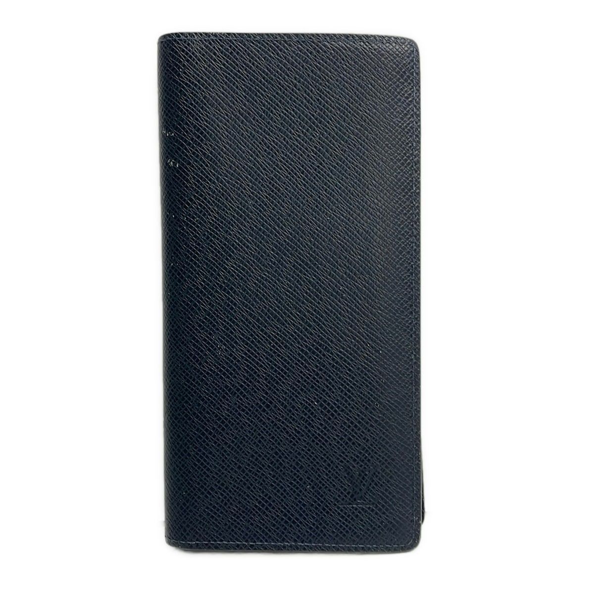 Louis Vuitton Wallet Taiga Portefeuille Brazza Hawaiian Print Ardoise Leather