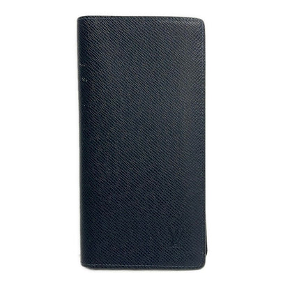 Louis Vuitton Wallet Taiga Portefeuille Brazza Hawaiian Print Ardoise Leather