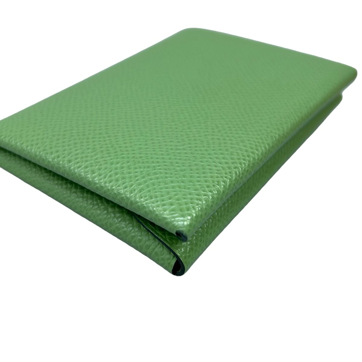 Hermes Coin Case Calvi Duo Vert Cricket — view 7