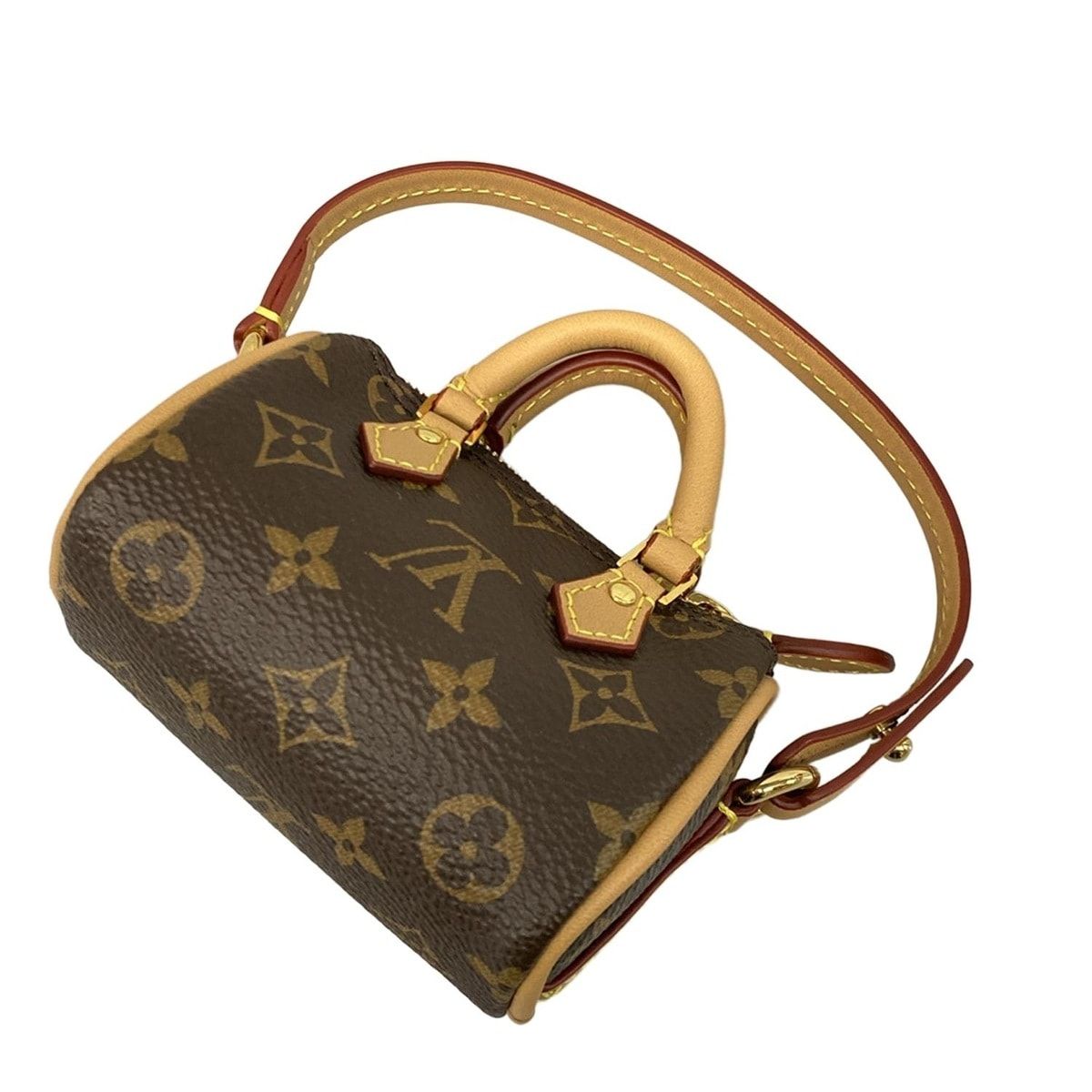 Louis Vuitton Key Holder Monogram Bijou Sac Micro Speedy Leather Cowhide — view 2