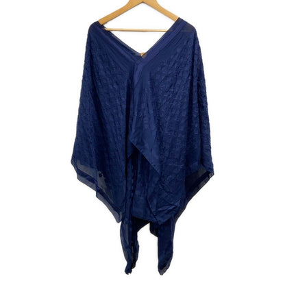 Louis Vuitton Shawl Pareo All Sunset Navy Monogram Pattern Cotton Silk Skirt