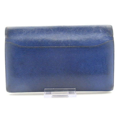 Hermes Wallet Constance Long Blue Electric Silver — view 2