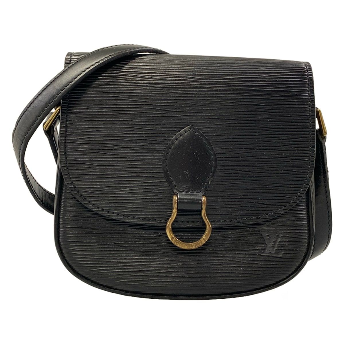 Louis Vuitton Shoulder Bag Epi Mini Saint Cloud Noir Leather