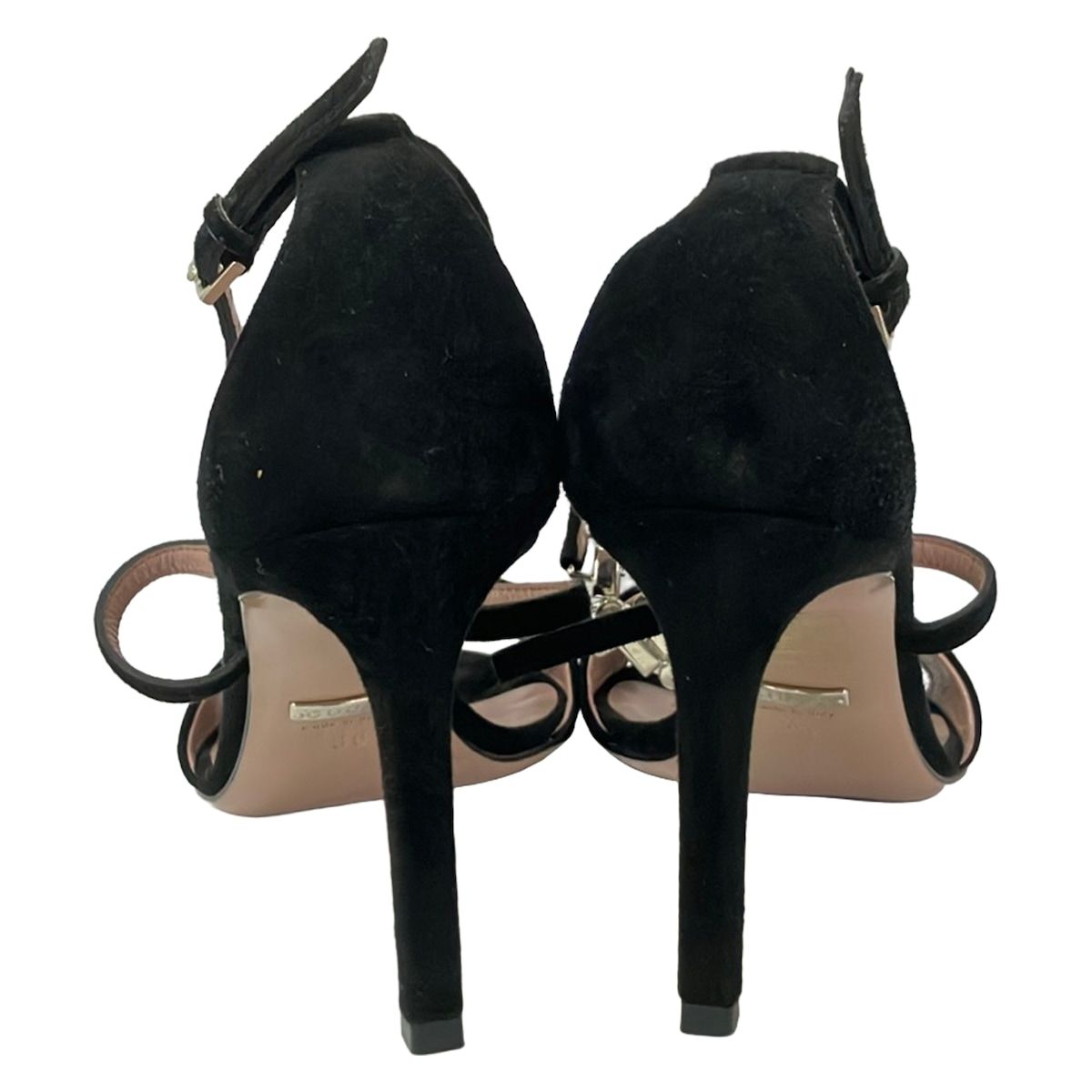 Gucci Pumps Black Bijou Open Toe Interlocking G Heel 36 — view 3