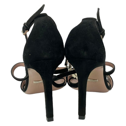 Gucci Pumps Black Bijou Open Toe Interlocking G Heel 36 — view 3