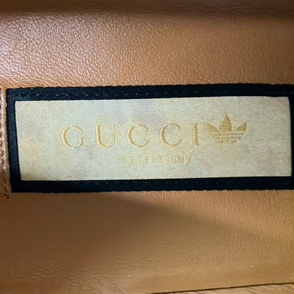 Gucci Loafers 3 Stripe Horsebit Ivory Red Multi Leather 10 — view 5