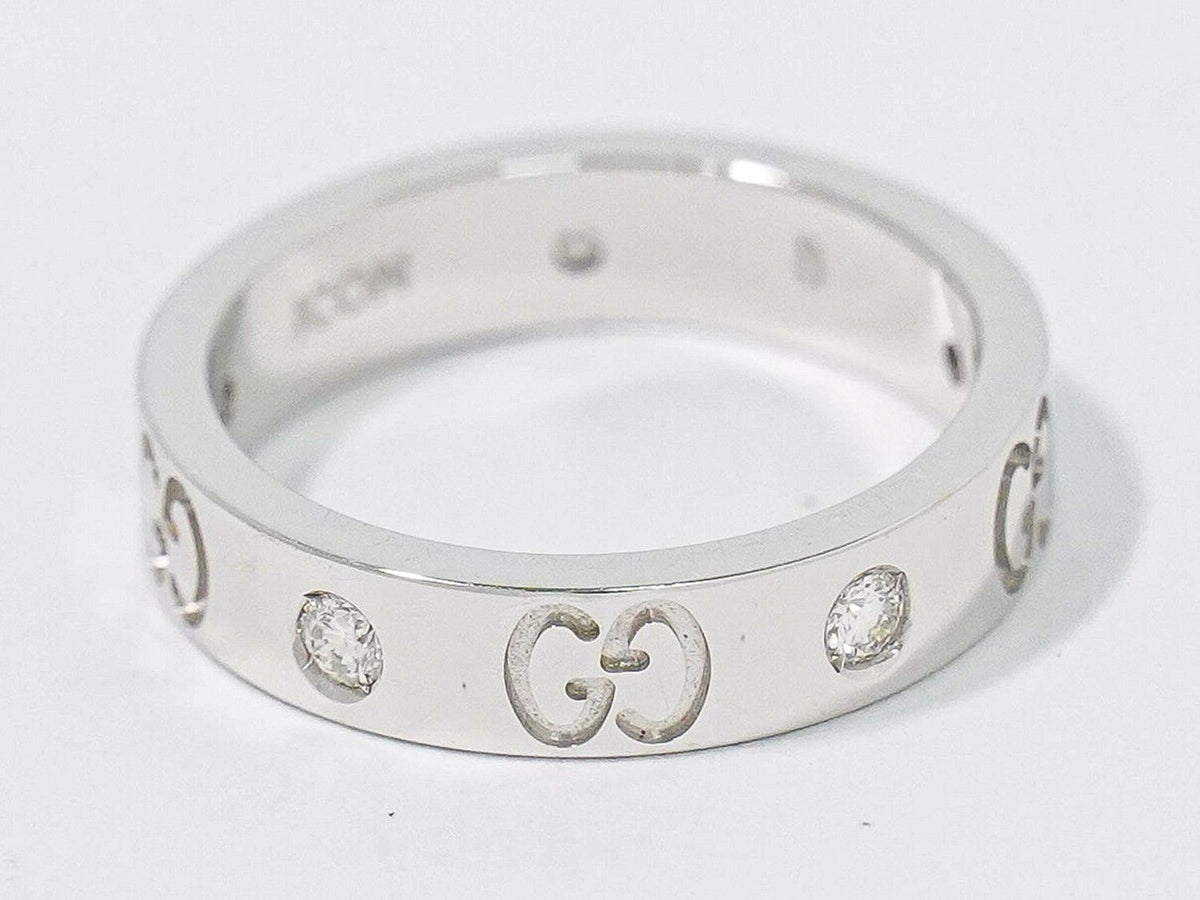Gucci Icon Diamond WG Ring White Gold Second — view 3