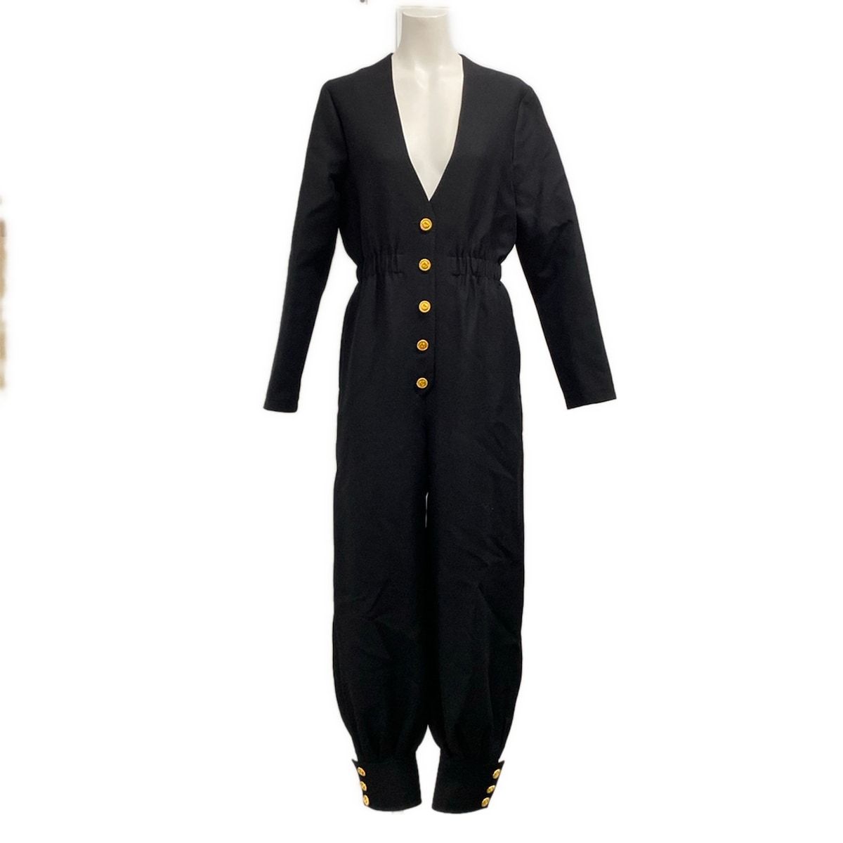 Gucci All in One 38 S Black Full Length Silk Wool