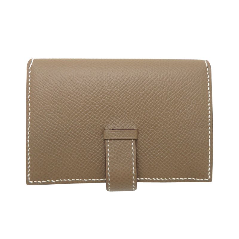 Hermes Card Case Card Holders Gray — view 2