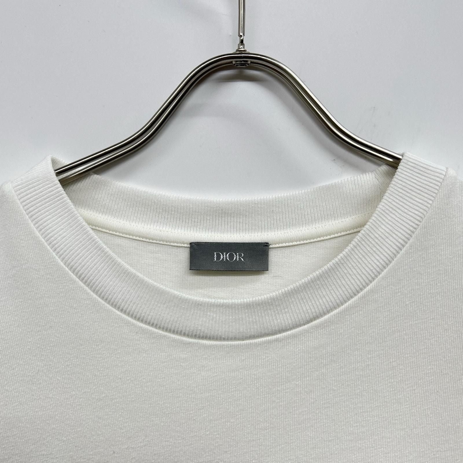 Dior White Print T-Shirt — view 6