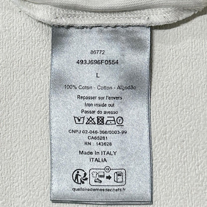 Dior White Print T-Shirt — view 4