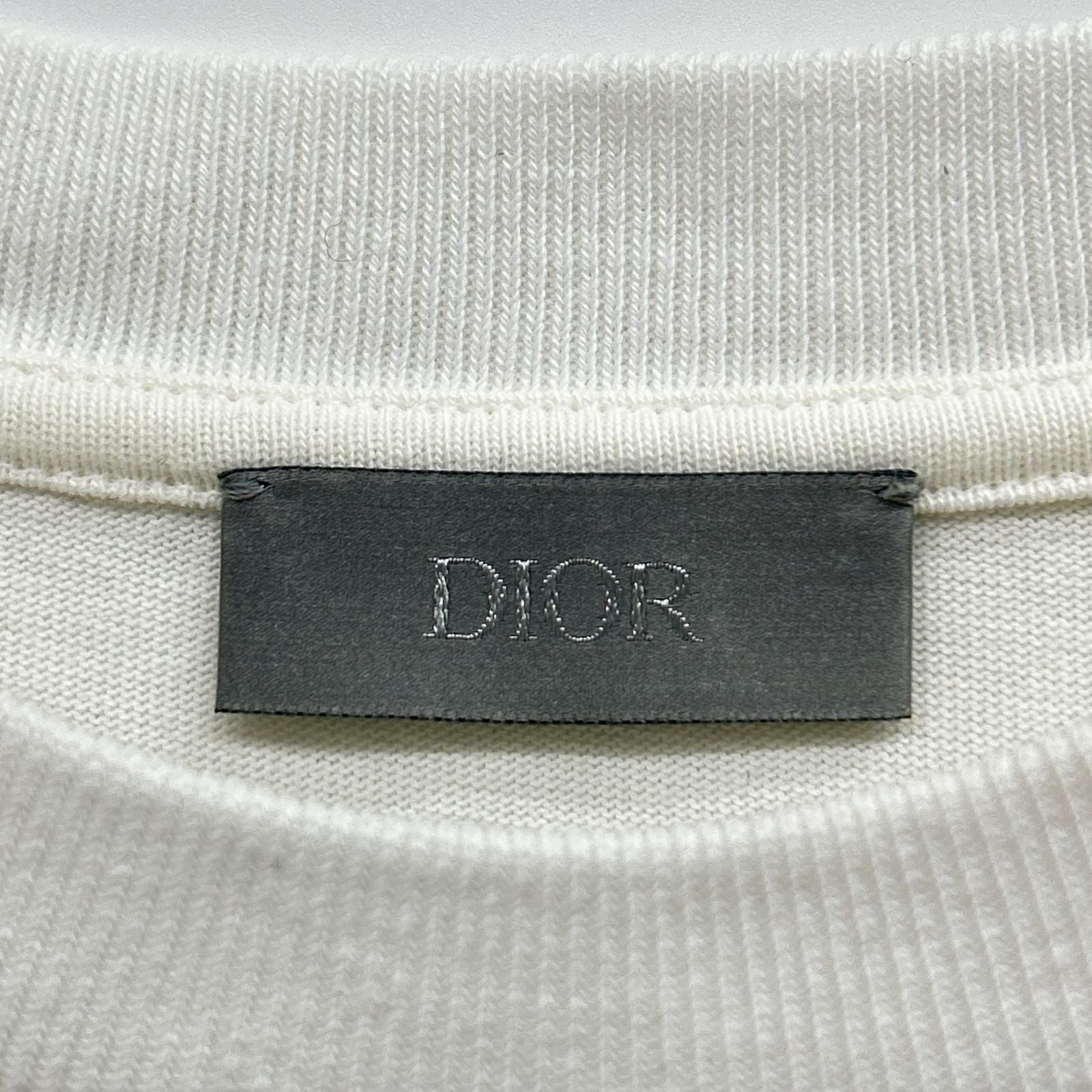 Dior White Print T-Shirt — view 3