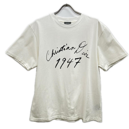 Dior White Print T-Shirt
