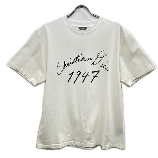 Dior White Print T-Shirt