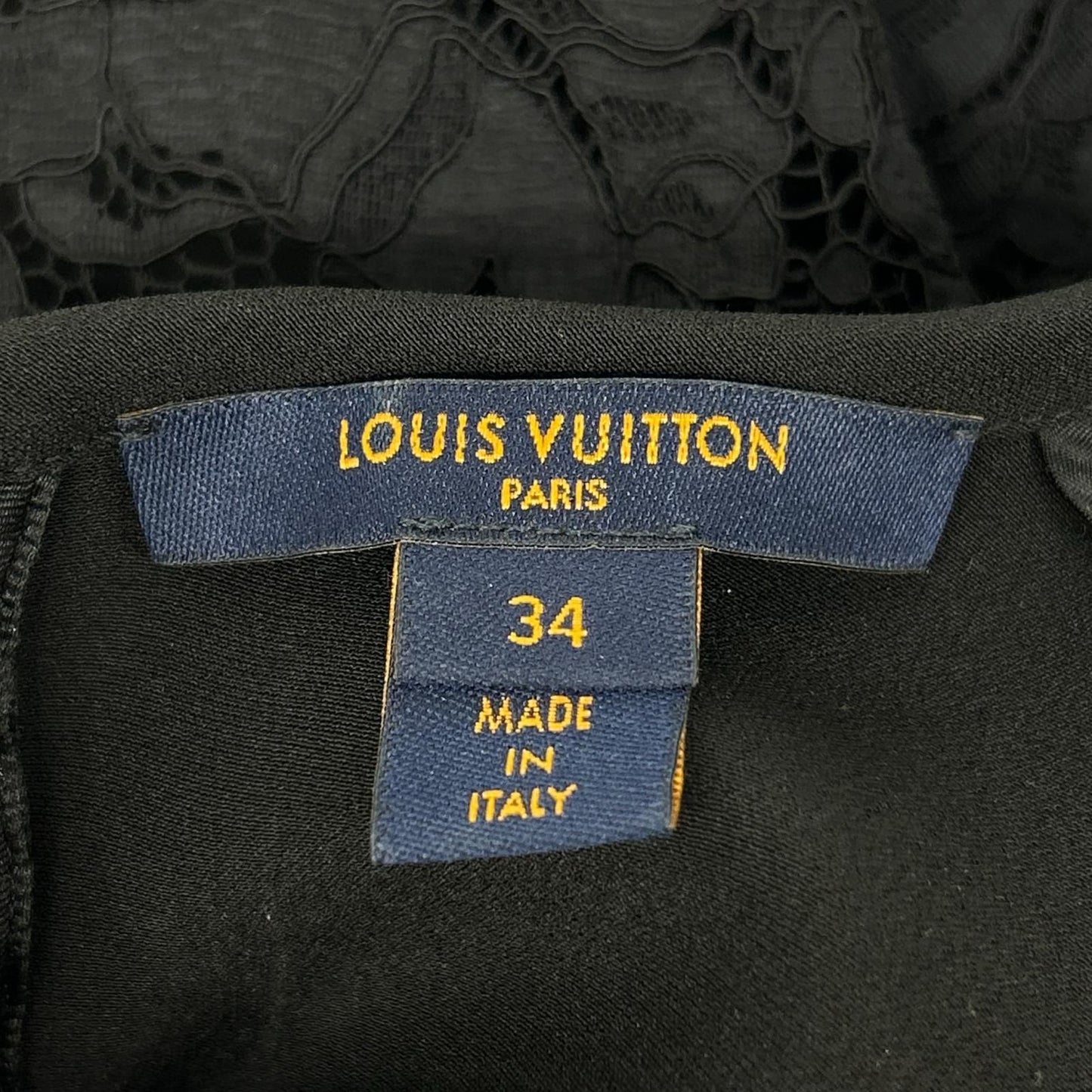 Louis Vuitton Fvb Black Lace Dress 34 — view 3