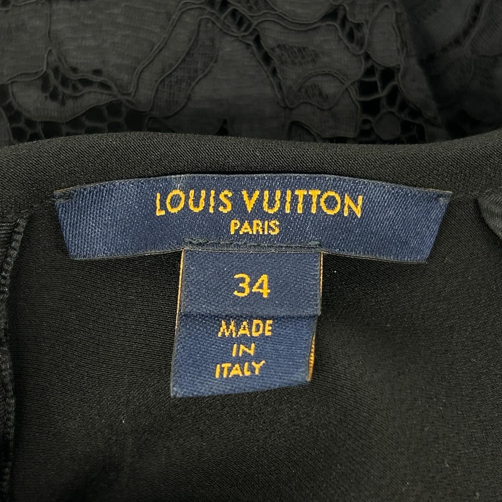 Louis Vuitton Fvb Black Lace Dress 34 — view 3