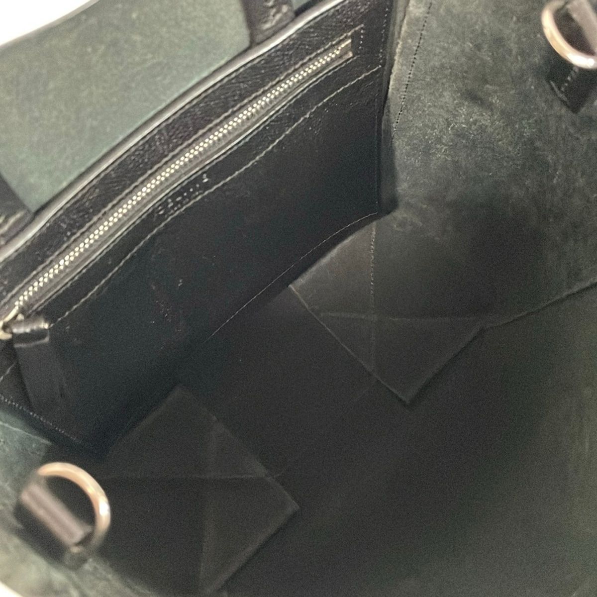 Celine Tote Vertical Cabas Mall Black Leather — view 7