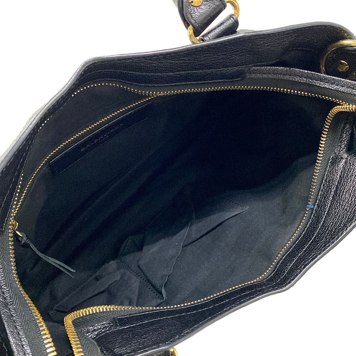 Balenciaga Handbag Classic Metallic Edge City Black Leather — view 7
