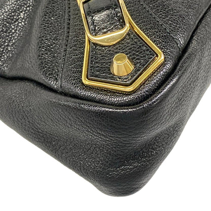 Balenciaga Handbag Classic Metallic Edge City Black Leather — view 6