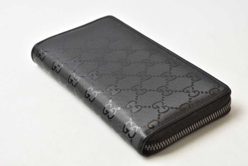 Gucci Wallet Zip Around GG Supreme Black — view 3