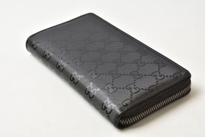 Gucci Wallet Zip Around GG Supreme Black — view 3