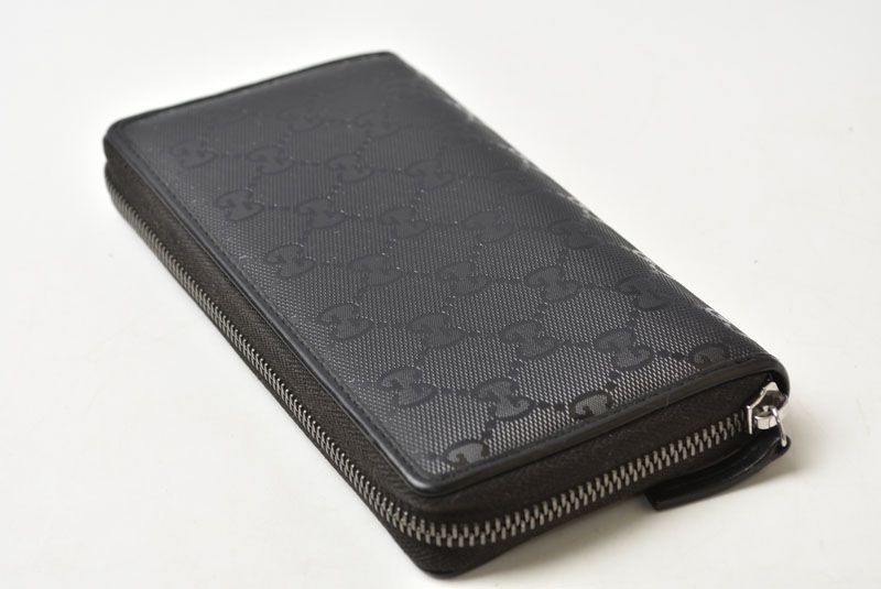 Gucci Wallet Zip Around GG Supreme Black — view 2