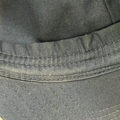 Celine Cap L Initial Baseball Cap Dark Navy Ivory Cotton — view 7