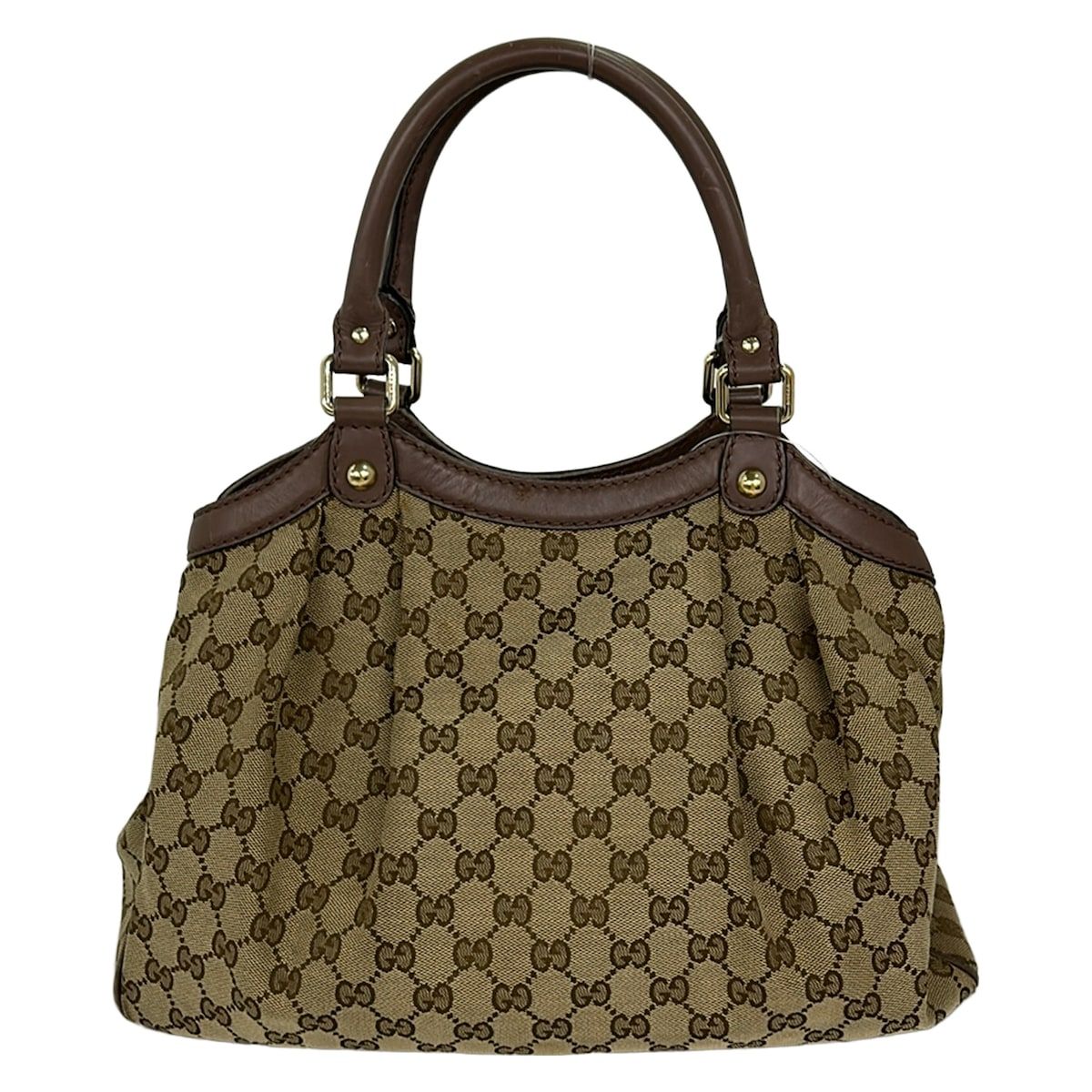 Gucci Tote Sookiegg Pattern Beige Leather — view 3