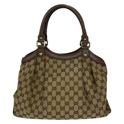Gucci Tote Sookiegg Pattern Beige Leather — view 3