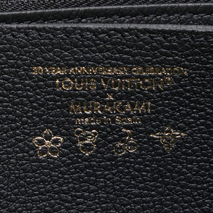 Louis Vuitton Takashi Murakami Monogram Empreinte Zippy Wallet Black Multicolor — view 6