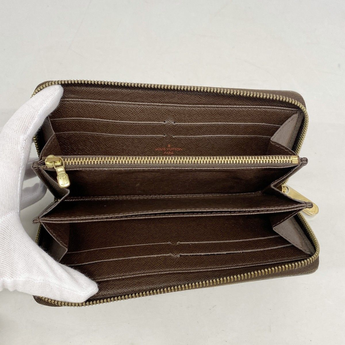 Louis Vuitton Wallet Damier Zippy Ebene — view 3
