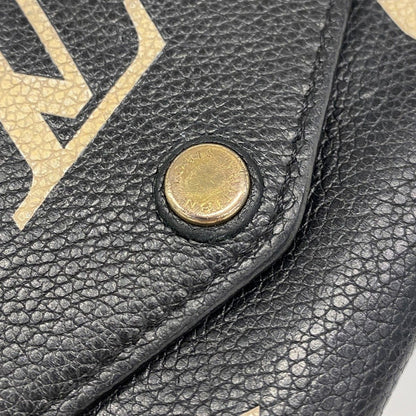 Louis Vuitton Wallet Monogram Empreinte Bicolor Portefeuille Sarah Black Beige — view 9
