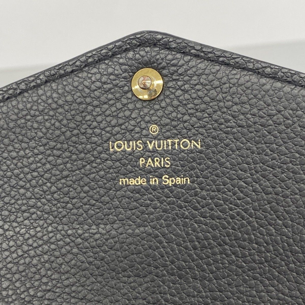 Louis Vuitton Wallet Monogram Empreinte Bicolor Portefeuille Sarah Black Beige — view 4