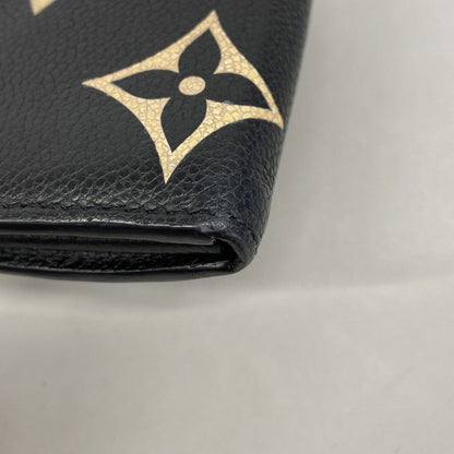 Louis Vuitton Wallet Monogram Empreinte Bicolor Portefeuille Sarah Black Beige — view 7