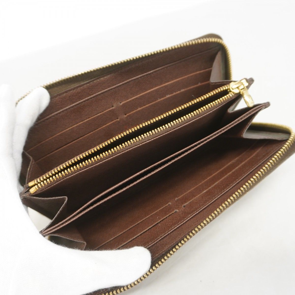 Louis Vuitton Wallet Damier Zippy Ebene — view 3