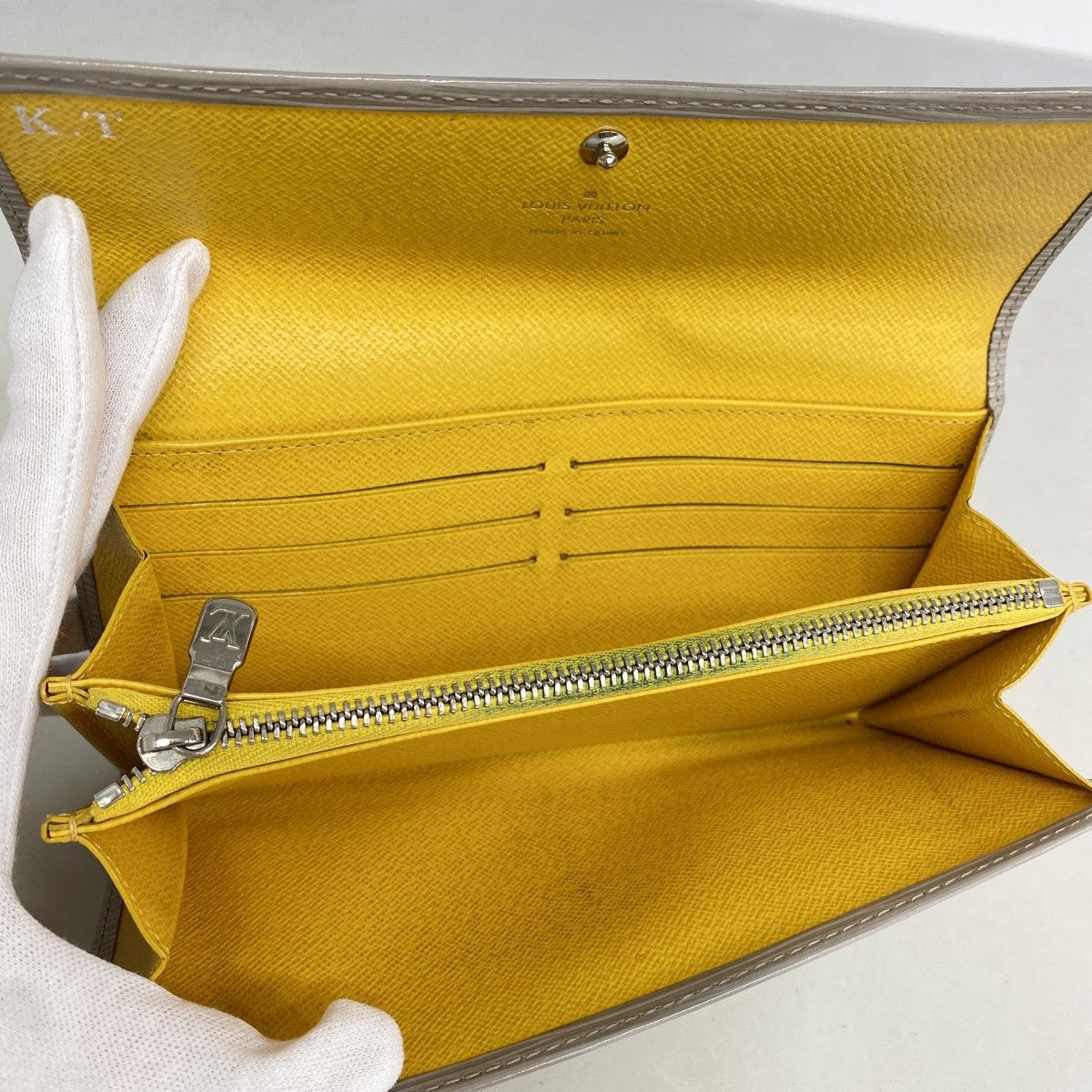 Louis Vuitton Wallet Epi Portefeuille Sarah Gray — view 3