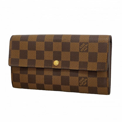 Louis Vuitton Wallet Damier Portefeuille Sarah Ebene