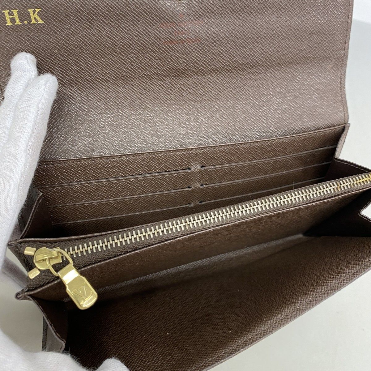 Louis Vuitton Wallet Damier Portefeuille Sarah Ebene — view 3