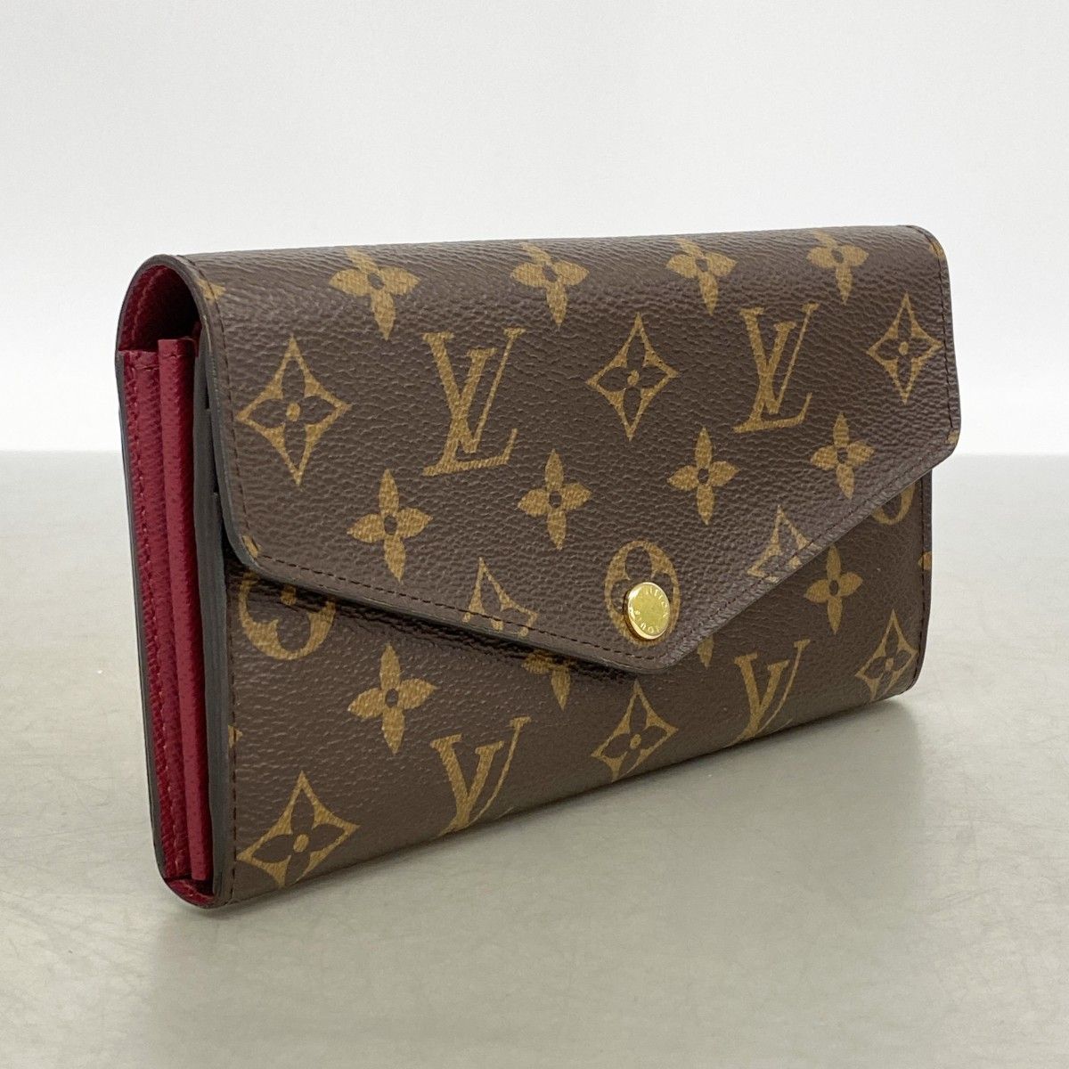 Louis Vuitton Wallet Monogram Portefeuille Sarah Brown Fuchsia — view 2