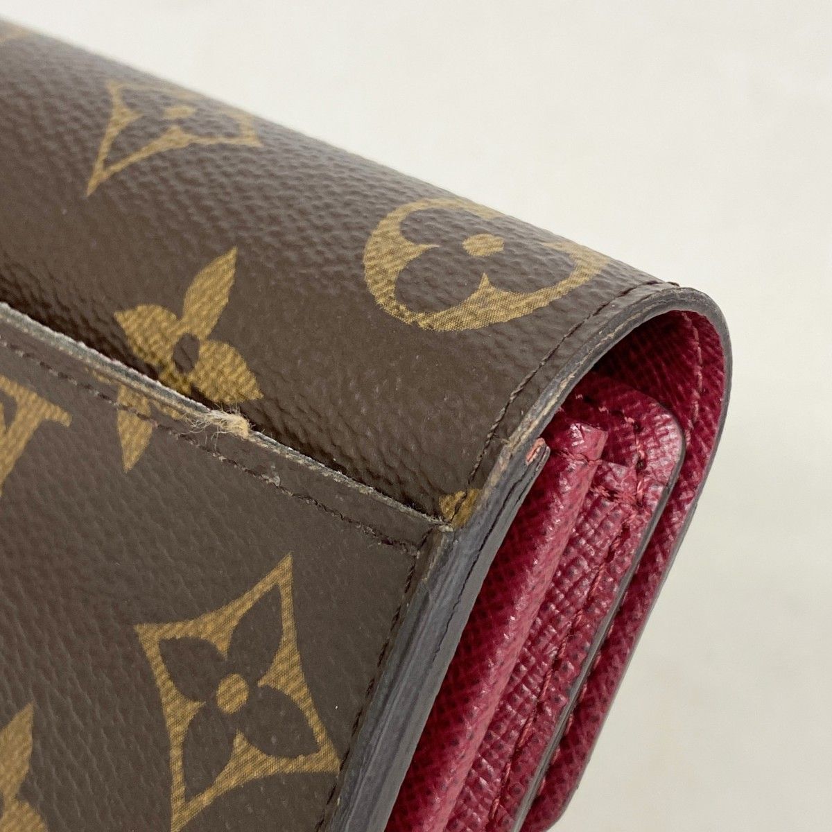 Louis Vuitton Wallet Monogram Portefeuille Sarah Brown Fuchsia — view 7