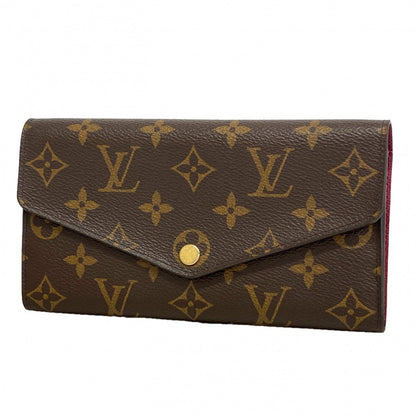 Louis Vuitton Wallet Monogram Portefeuille Sarah Brown Fuchsia