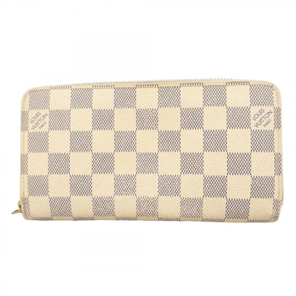 Louis Vuitton Wallet Damier Azur Zippy White