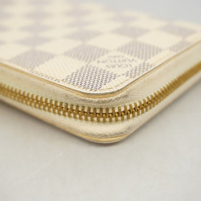 Louis Vuitton Wallet Damier Azur Zippy White — view 6