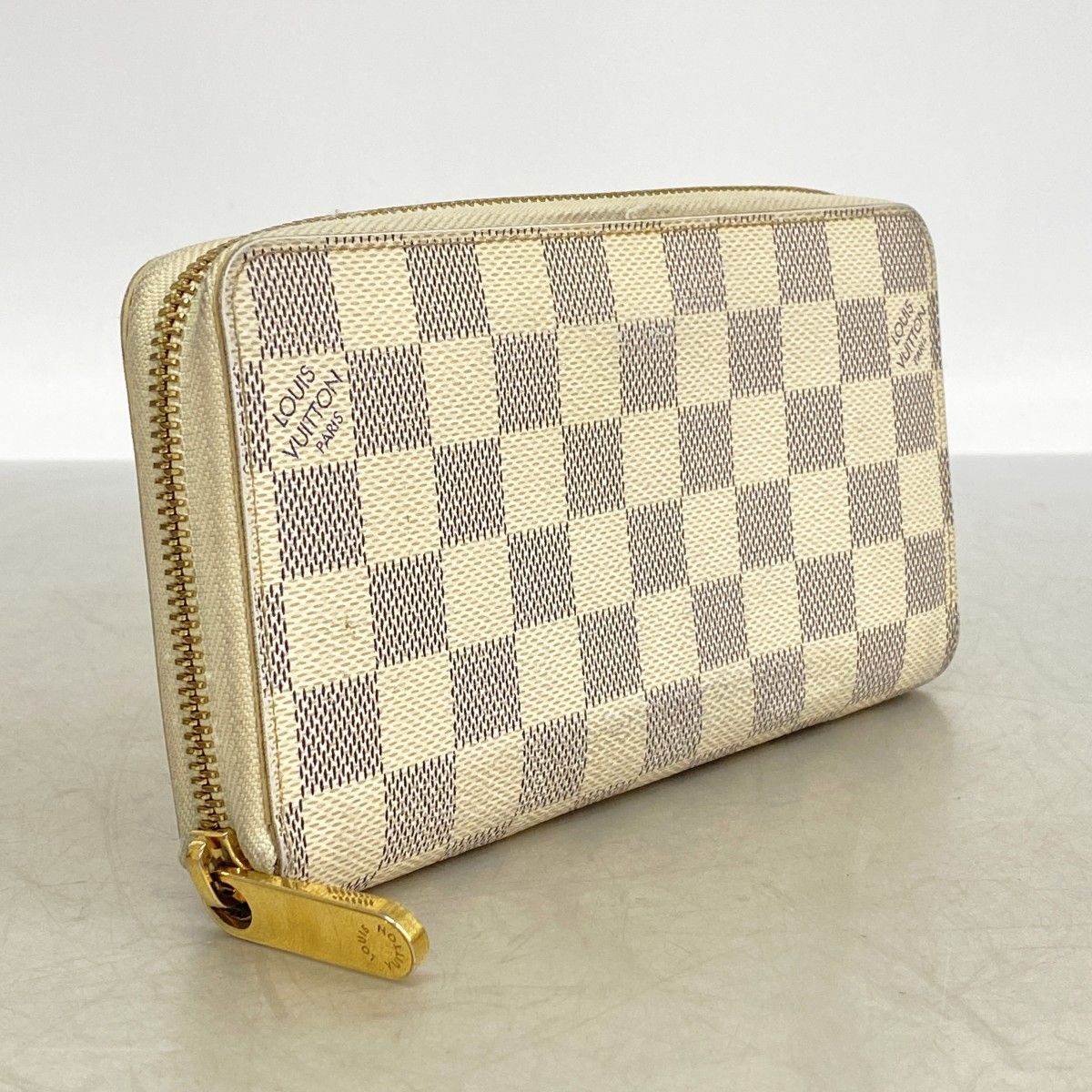 Louis Vuitton Wallet Damier Azur Zippy White — view 2