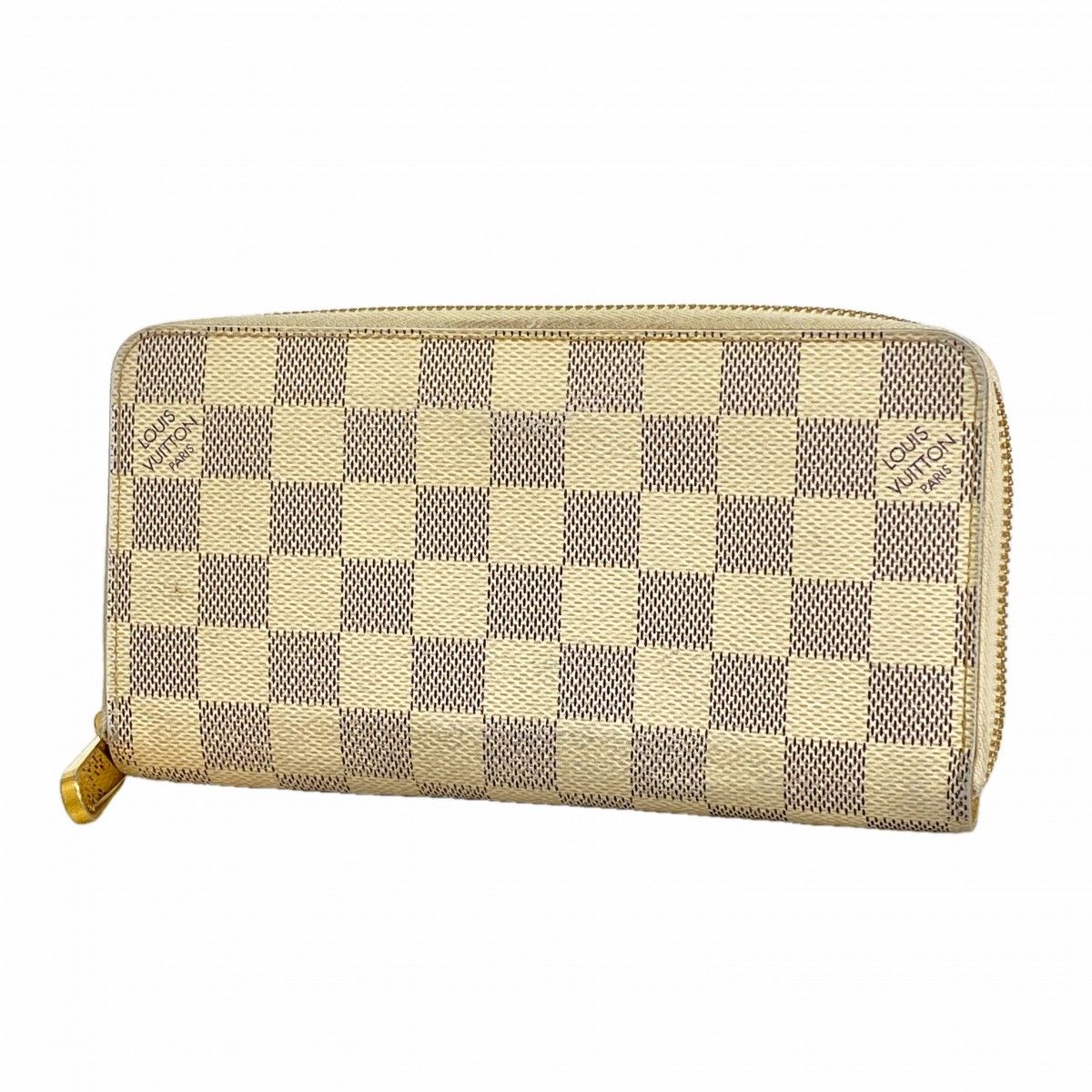 Louis Vuitton Wallet Damier Azur Zippy White