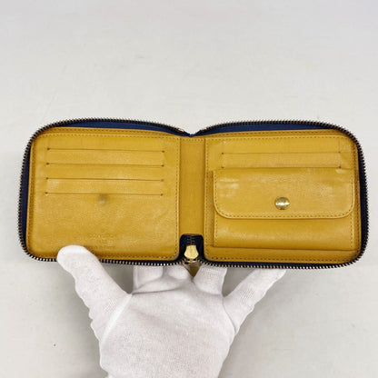 Louis Vuitton Wallet Monogram Denim Zippy Mini Blue — view 3