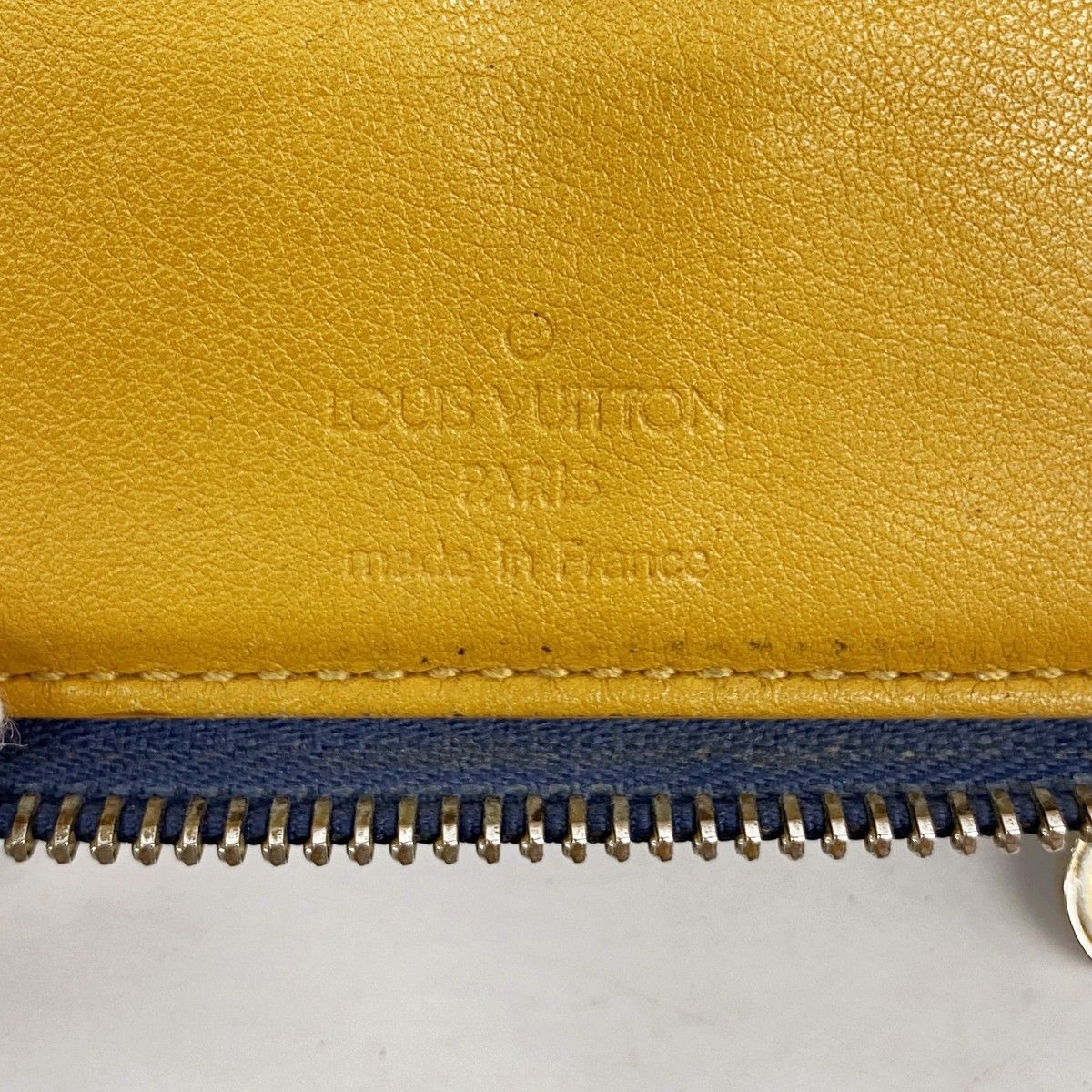 Louis Vuitton Wallet Monogram Denim Zippy Mini Blue — view 4