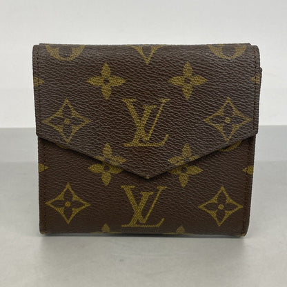 Louis Vuitton Trifold Wallet Monogram Porte-Monnaie Billets Cult Cles Brown — view 7