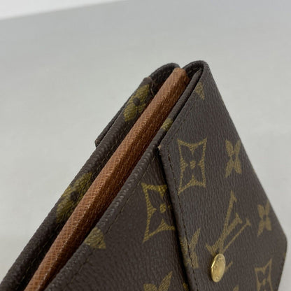 Louis Vuitton Trifold Wallet Monogram Porte-Monnaie Billets Cult Cles Brown — view 6